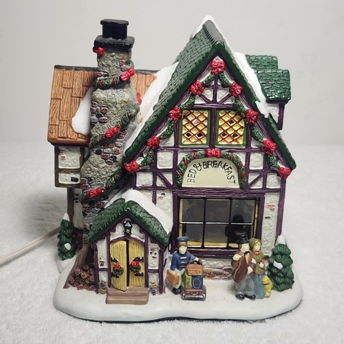 Christmas village bed - village,