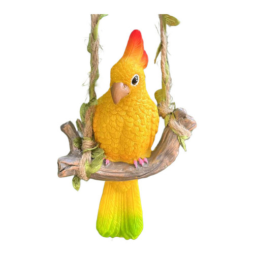 Vibrant resin parrot - resin,