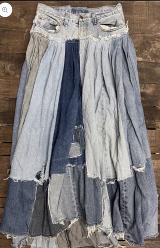 Jaded gypsy patchedabout skirt - jaded,