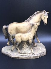 Porcelain horse foal - porcelain,