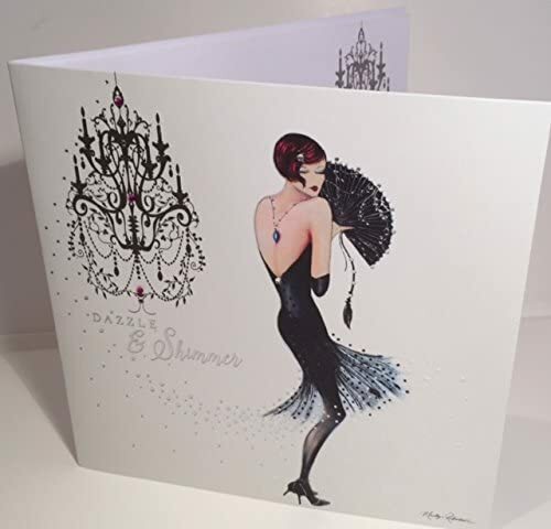 Art deco happy - birthday, blank