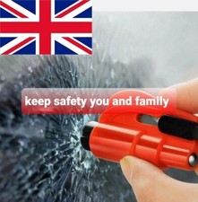 CAR EMERGENCY SAFETY GLASS BREAKER , SEAT BELT CUTTER