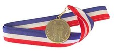 Personalised Athletics Unisex Running Bronze Medal & Ribbon ENGRAVED FREE