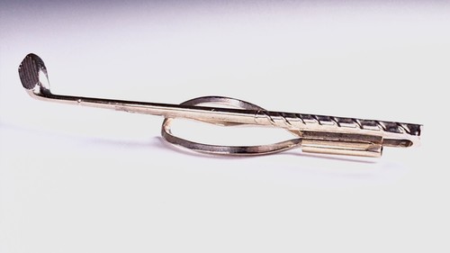 Tie clip vintage golf - clip,