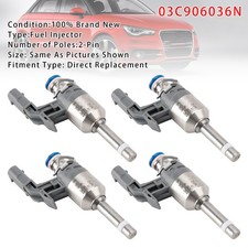 4Pcs Fuel Injector For Audi