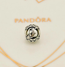 New 100%Genuine Authentic Pandora Silver Vintage Letter F Initial Charm 791850CZ
