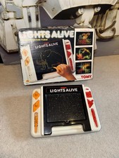 Vintage Retro TOMY Lights Alive Children's Interactive Toy Boxed ~ READ DESC
