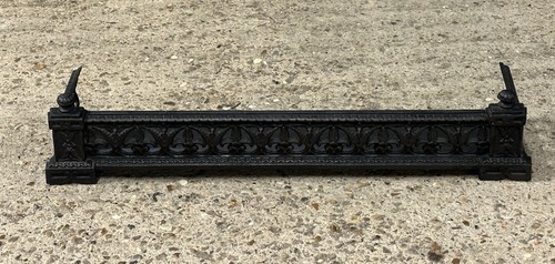 Victorian cast iron fireplace - iron,