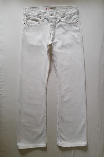 Levi 512 bootcut white denim - levi's,