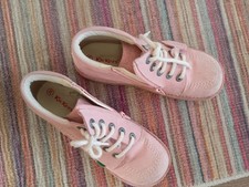 Girls Pink Kickers Boots Size 2.5-3