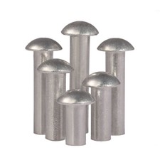 3mm 4mm 5mm 6mm Solid Aluminium Half Round Head Rivets Dome Rivet M3 M4 M5 M6