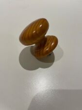 GENUINE PINE WOOD DOOR/DRAWER/CUPBOARD KNOB HANDLE Drilled Varnished Wooden