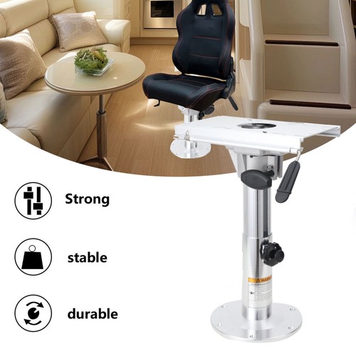 Aluminium boat seat pedestal - aluminium,
