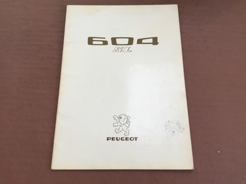 Peugeot 604 brochure 1976 - 604, brochure,