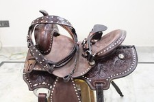 Western Horse Barrel Saddle