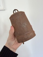 Rustic, handcrafted iron cow