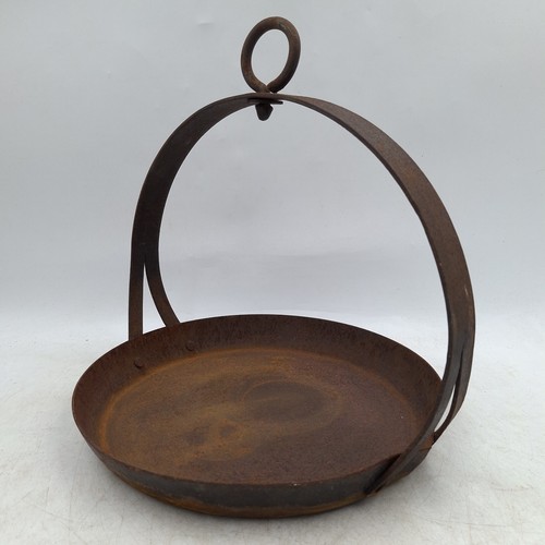 Romany gypsy frying pan - frying,