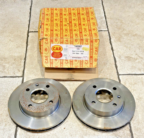 Front brake discs set pair - front, for