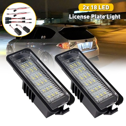 White led license plate - 2x,