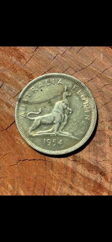 1954 australia florin - 1954,