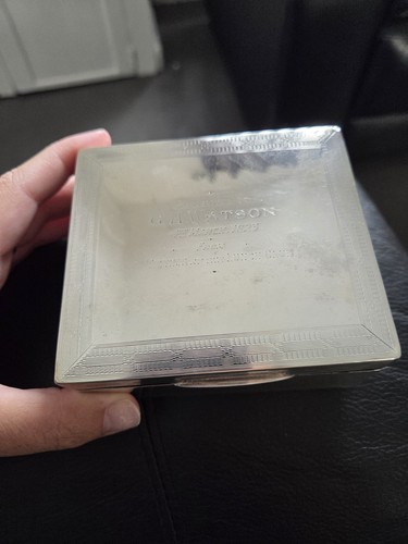 Cigarette trinket box antique - box,