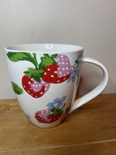 Queens Cath Kidston Large Strawberry Design Mug Fine China