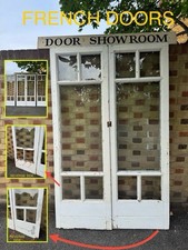 Reclaimed French Single Glass Wooden Double Doors 2032 x 1270mm