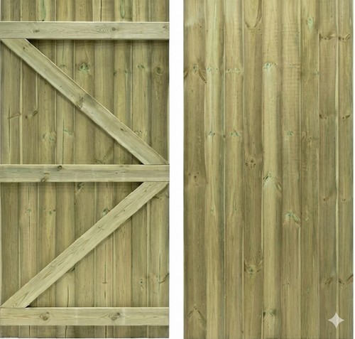 Heavy duty feather edge gate - heavy,