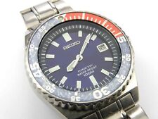 Mens Seiko 5M62-0A10 Ghost Pepsi Kinetc Divers Watch - 100m