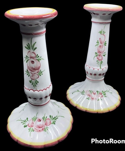 Hand painted candlesticks - 2,