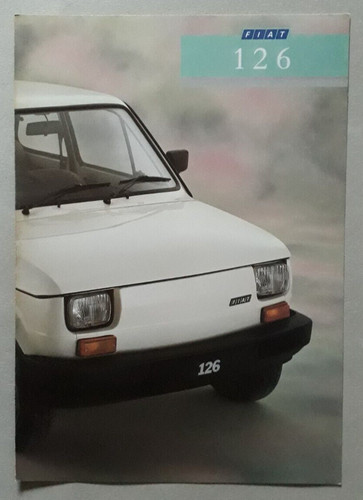 Fiat 126 brochure - 126, 1987