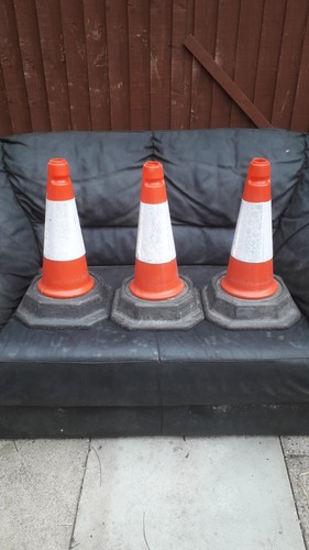 Road traffic cones - traffic, x3