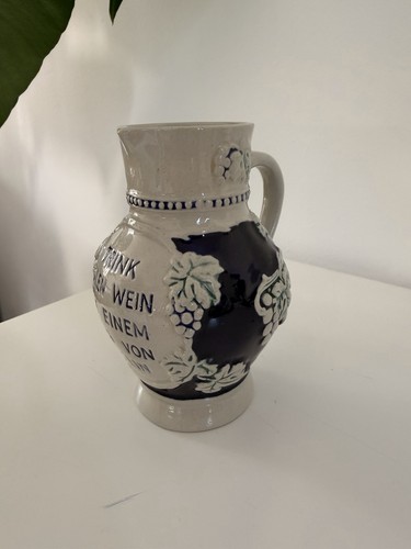 Vintage german stoneware wine - german,