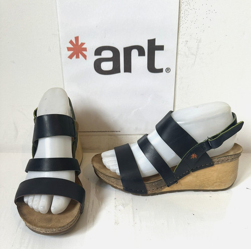 Art wedges leather sandals - leather,