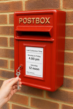 Contemporary Letterbox Red