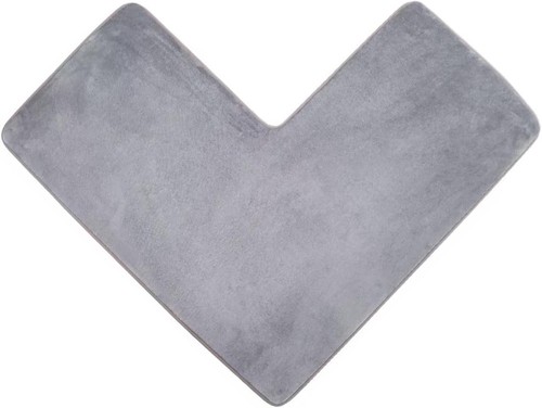 Shaped bathroom mat coral - l, mat,coral