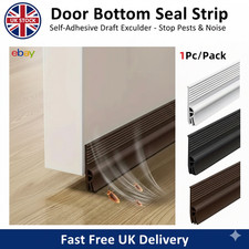28/50mm Self-Adhesive Door Bottom Weatherstripping – Windproof Dust Seal Strip