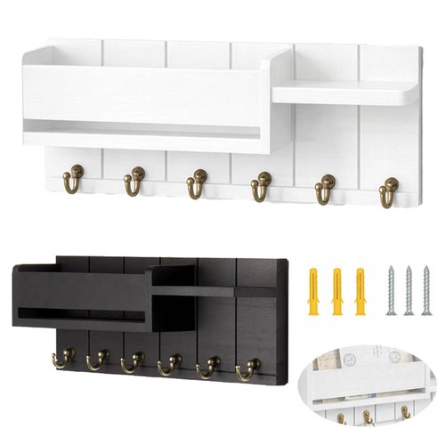 Wall mounted key holder with - mounted, 6