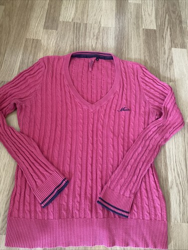Musto pink ladies jumper size - pink,