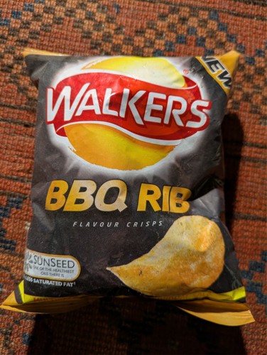 Walkers crisps bbq ribs - crisps,