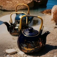 3 Beautiful Tea Pots With Lids