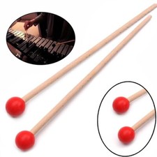 2pcs 165mm Wooden Kids Beaters Drumsticks Mallet Percussion Accessory