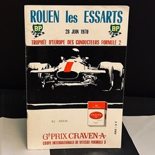 1970 ROUEN LES ESSARTS EURO FORMULA 2 F2 RACE PROGRAMME JO SIFFERT REGAZZONI