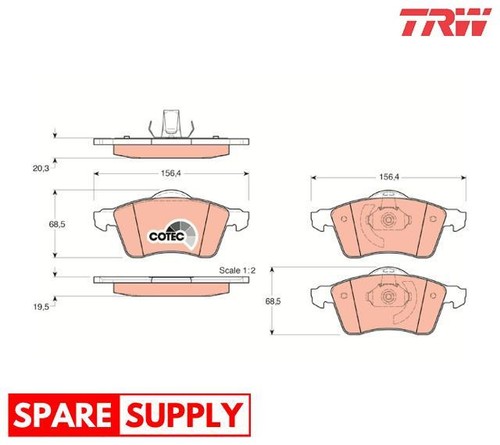 Brake pad set disc - pad, set,