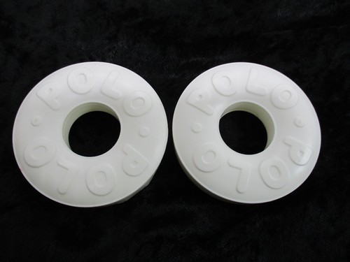 Pair white plastic - of,