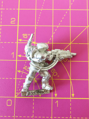 Cadian kasrkin trooper - trooper, metal