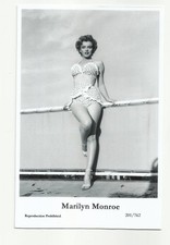 BX109) MARILYN MONROE SWIFTSURE PHOTO POSTCARD (201/762) FILMSTAR PIN UP GLAMOR