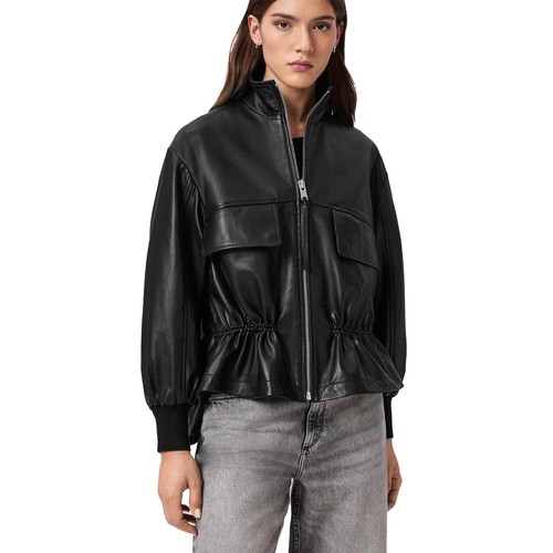 Women real leather jacket - women,