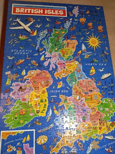 Jigsaws map puzzle - puzzle,