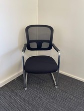 Mesh back cantilever chair - cantilever,